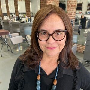 Natural Brown Hair Extensions 8 inches just front line